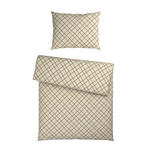 BETTWÄSCHE Flanell 140/200 cm  - Creme/Braun, KONVENTIONELL, Textil (140/200cm) - Esposa