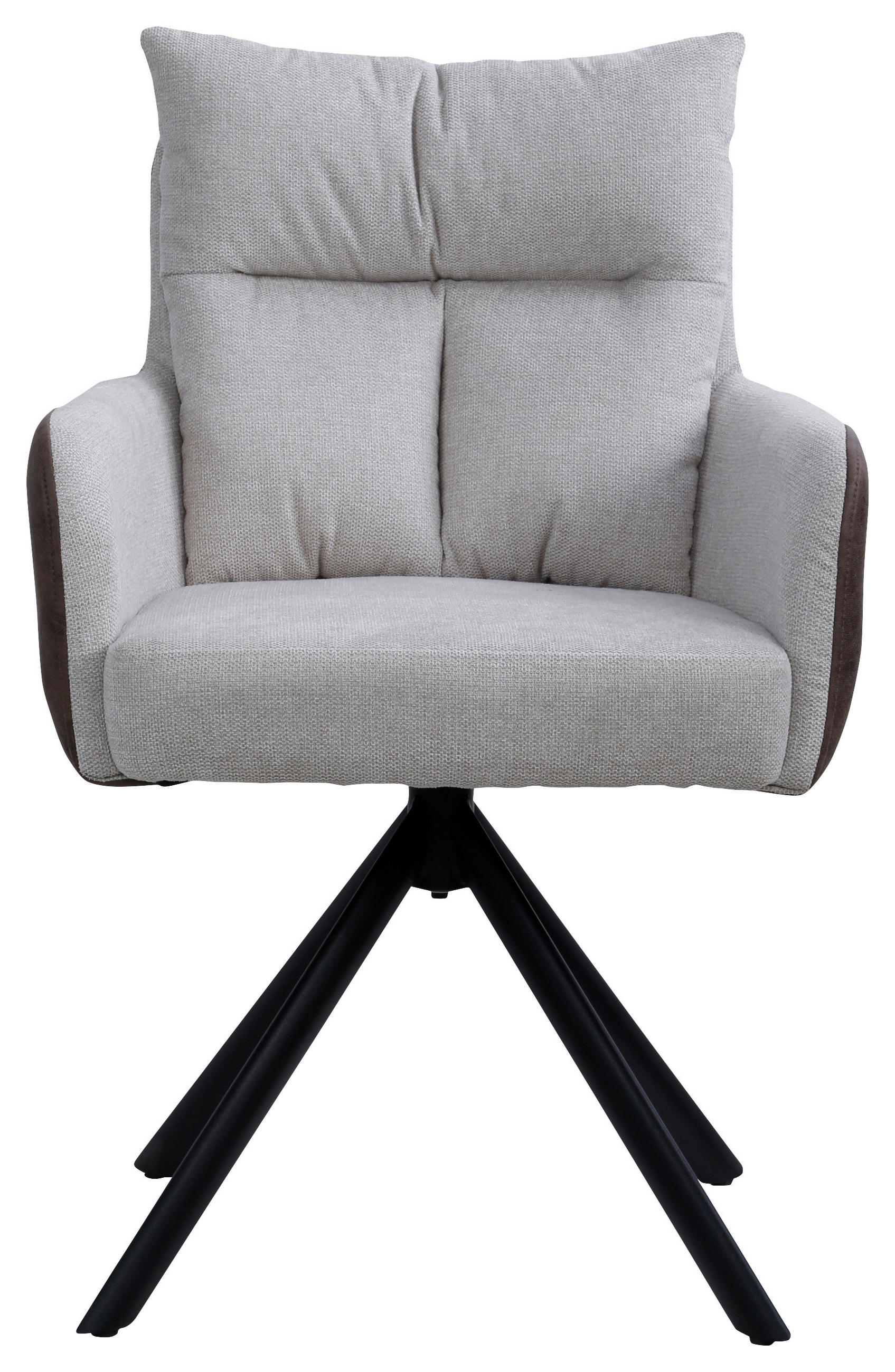 STOLICA SA RUKONASLONOM  prirodna boja, crna       - prirodna boja/crna, Dizajnerski, metal/tekstil (59/91/66cm) - Hom`in