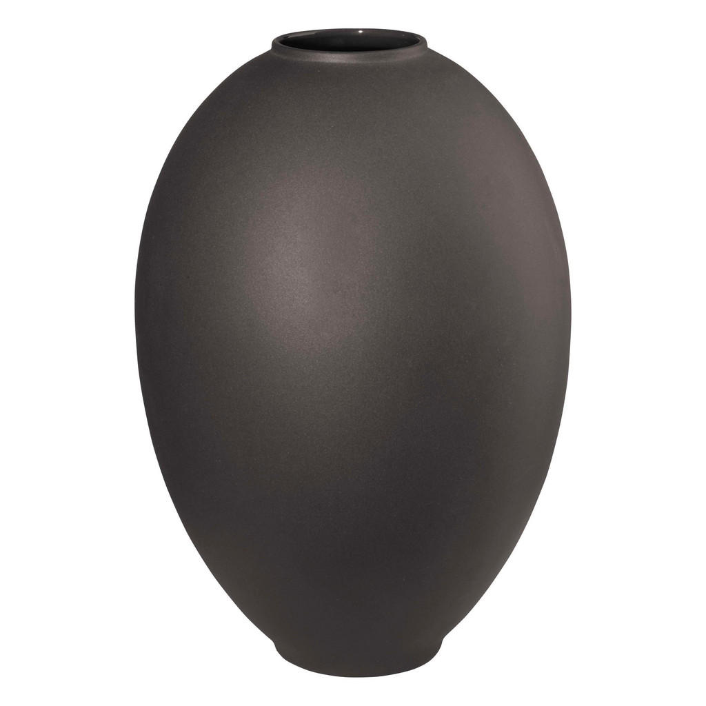 ASA VÁZA, keramika, 25 cm - čierna