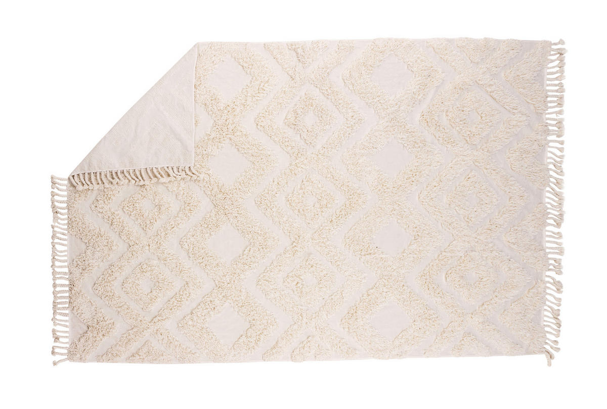 HOCHFLORTEPPICH 250/350 cm Weiß  - Weiß, LIFESTYLE, Textil (250/350cm) - P & B