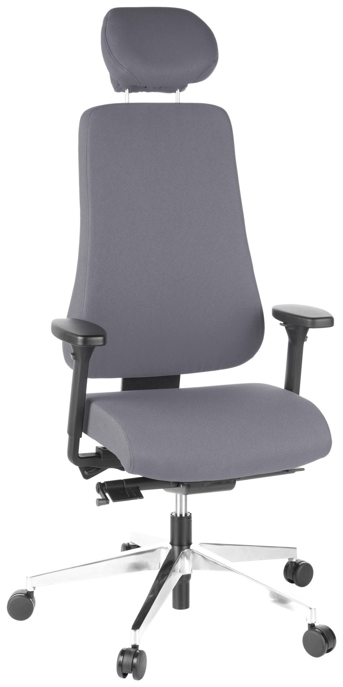 DREHSTUHL Flachgewebe Anthrazit  - Anthrazit, MODERN, Kunststoff/Textil (70/148/65cm) - MID.YOU