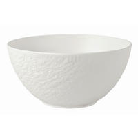 SALATSCHÜSSEL  Manufacture Rock blanc  - Weiß, MODERN, Keramik (27/15cm) - Villeroy & Boch