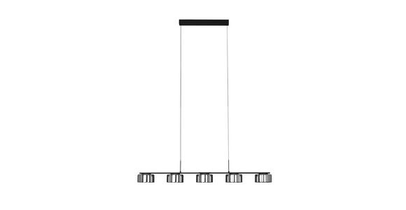 LED-HÄNGELEUCHTE Tulsa 119/15/150 cm   - Grau Hochglanz, Design, Glas/Kunststoff (119/15/150cm) - Dieter Knoll