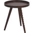 BEISTELLTISCH Walnuss rund Walnussfarben - Walnussfarben, Design, Holz (40/45cm)