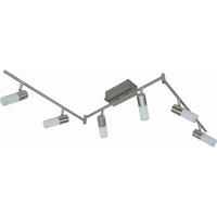 LED-STRAHLER 150/17,5/8 cm   - Chromfarben, Design, Glas/Metall (150/17,5/8cm) - Novel