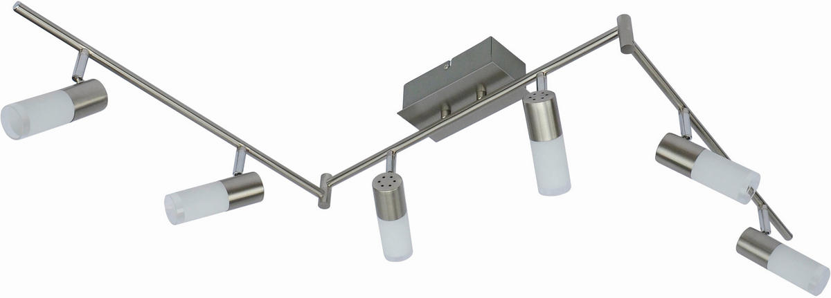 LED-STRAHLER 150/17,5/8 cm   - Chromfarben, Design, Glas/Metall (150/17,5/8cm) - Novel