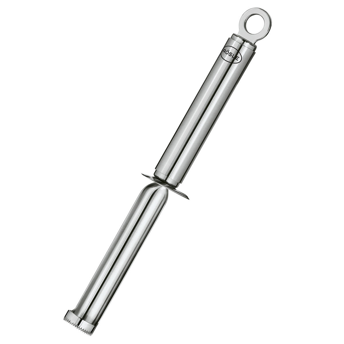 OBSTENTKERNER  - Edelstahlfarben, Basics, Metall (23cm) - Rösle