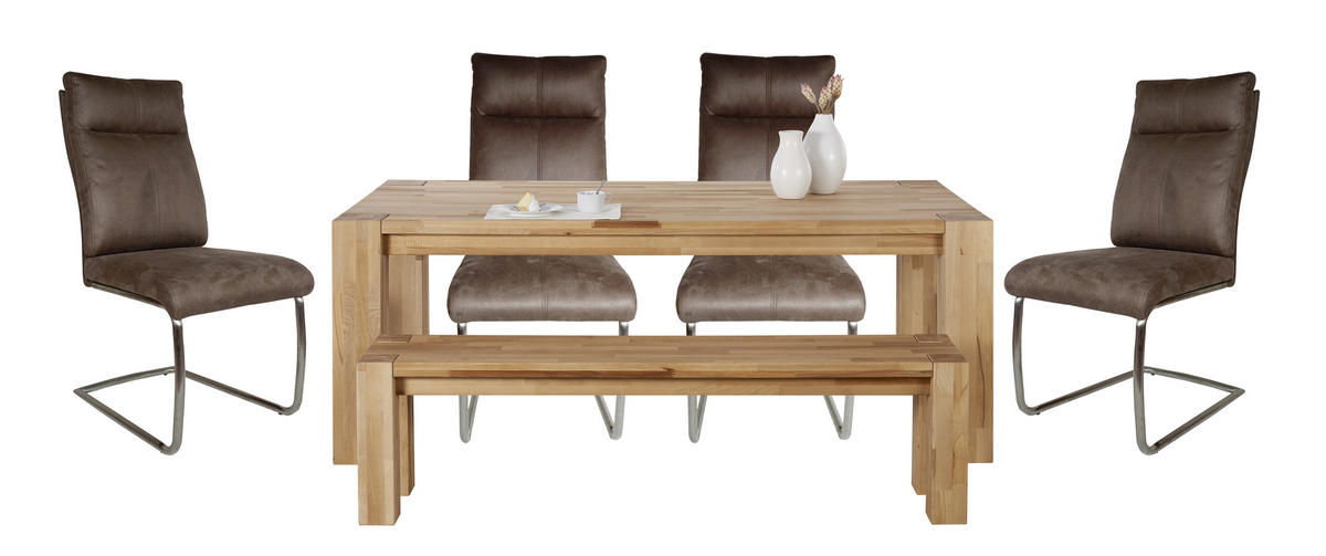 ESSTISCH Kernbuche massiv rechteckig Kernbuche  - Kernbuche, Natur, Holz (200/100/75cm) - Carryhome