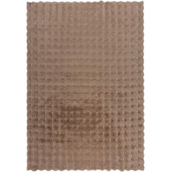 Flair Rugs Webteppich Waffle Faux Fur Natur 180x290 cm