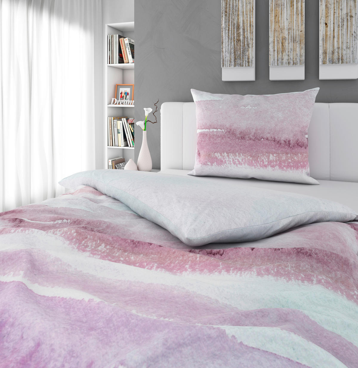 POSTELJINA 140/200 cm  ROSE  - višebojno, Konvencionalno, tekstil (140/200cm) - Esposa