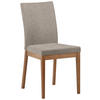 STUHL  in beflockt  - Hellbraun/Eichefarben, Konventionell, Holz/Textil (47/95/60cm) - Cantus