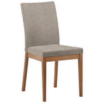 STUHL in Holz, Textil Eichefarben, Hellbraun  - Hellbraun/Eichefarben, KONVENTIONELL, Holz/Textil (47/95/60cm) - Cantus