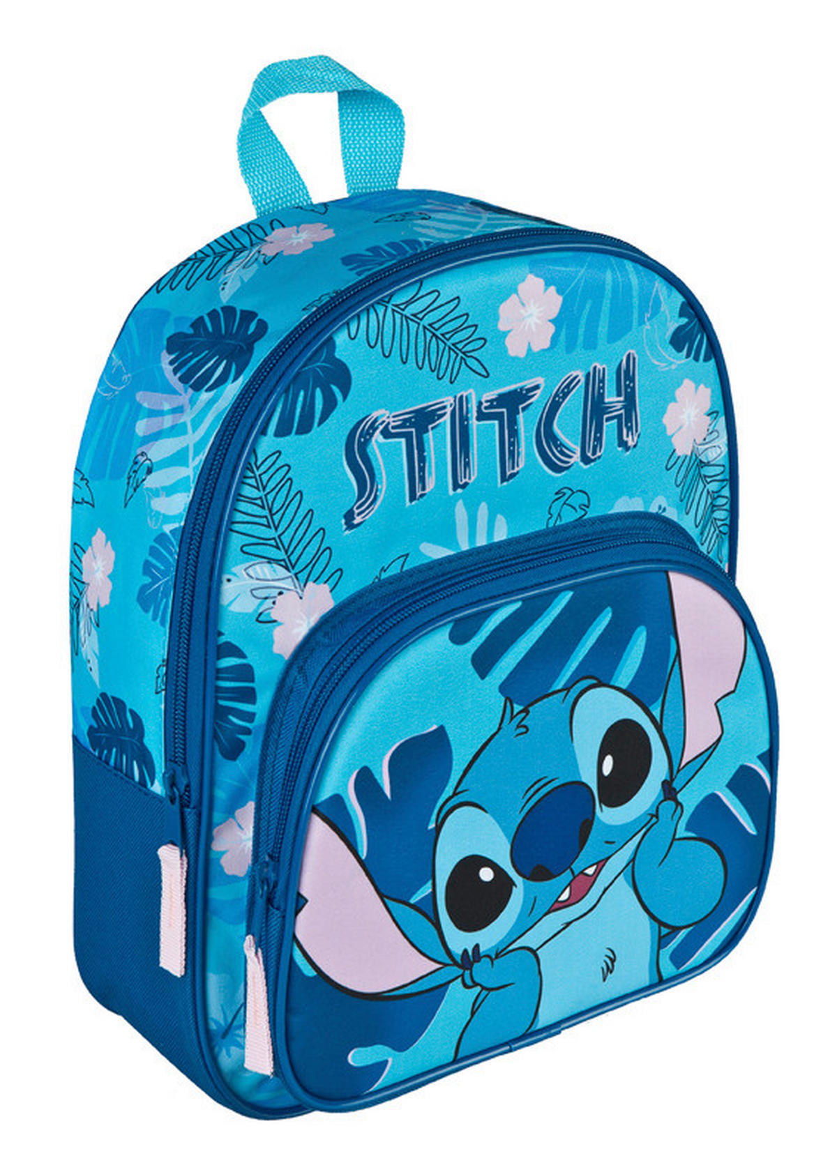 KINDERRUCKSACK  - Blau/Hellrosa, Basics, Textil (25/29,5/9,5cm) - Disney