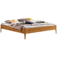 BETT 140/200 cm  Wildeiche   - Wildeiche, Basics, Holz (140/200cm) - Hasena