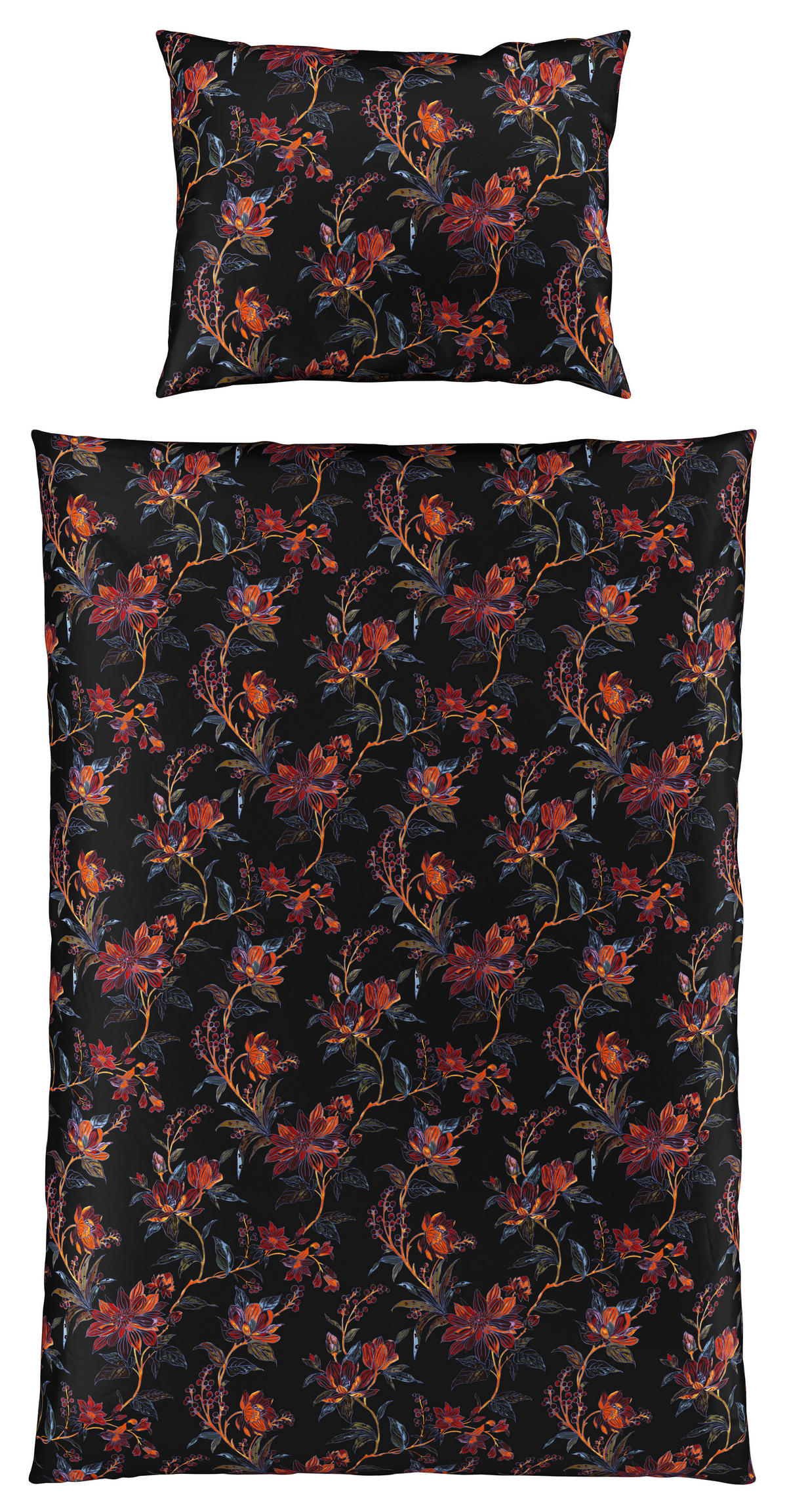 OBOUSTRANNÉ POVLEČENÍ, satén, černá, 140/200 cm - černá, Konvenční, textil (140/200cm) - Esposa