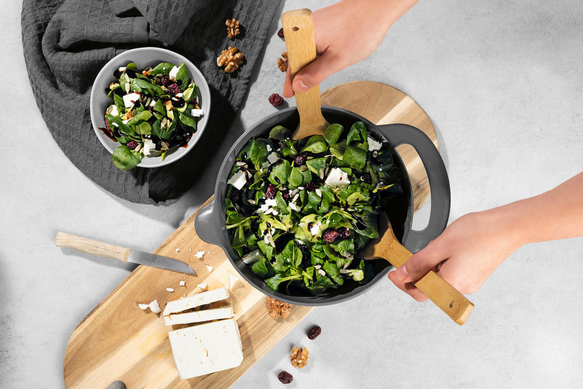 SCHÜSSELSET GOURMETmaxx 4-teilig  - Grau, Basics, Kunststoff (21/15/21cm) - GOURMETMAXX