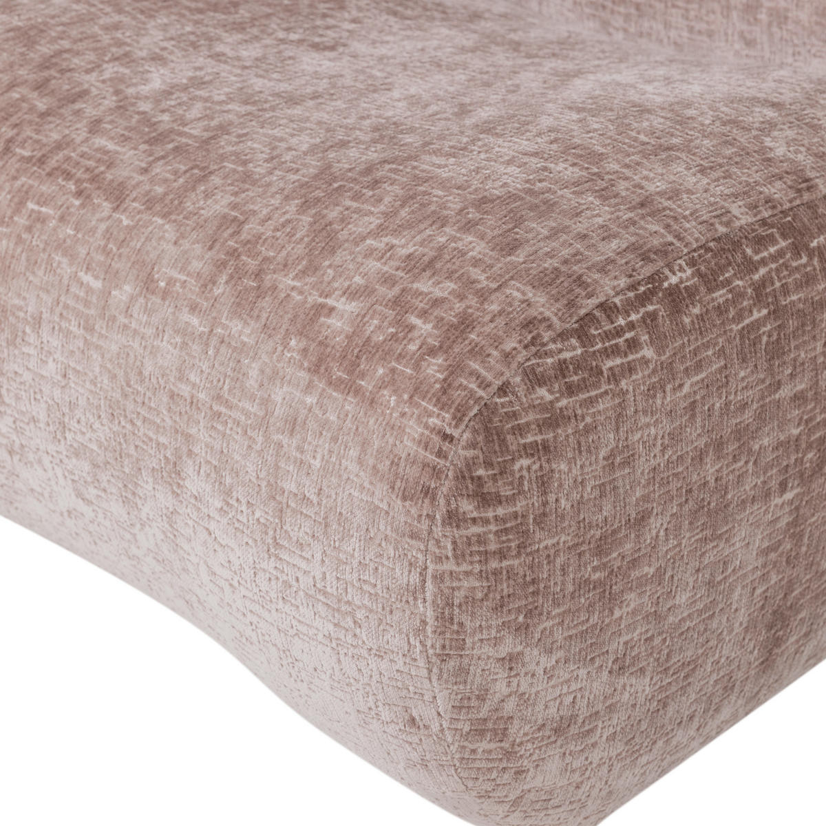 SESSEL in Samt Hellrosa  - Hellrosa, MODERN, Kunststoff/Textil (76/74/92cm) - Livetastic