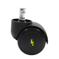 HJUL TILL SNURRSTOL 5 delar  - svart, Basics, metall/plast (5,2/6/5cm) - MID.YOU