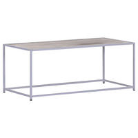 COUCHTISCH Mangoholz massiv 100/50/40 cm rechteckig Weiß  - Weiß, Trend, Holz/Metall (100/50/40cm) - Livetastic