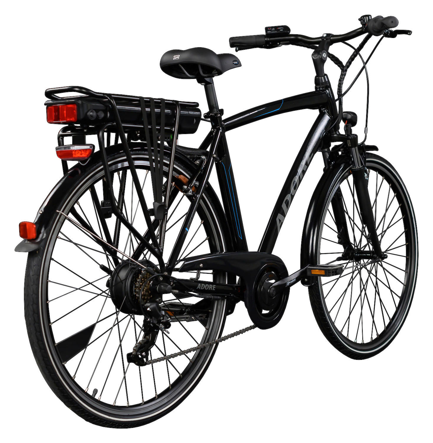 ELEKTROFAHRRAD - Schwarz, Design, Metall - Atrigo