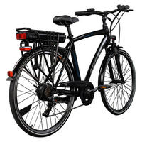 ELEKTROFAHRRAD ALU-CITY HERREN ADORE 113E 28 Zoll  - Schwarz, MODERN, Metall
