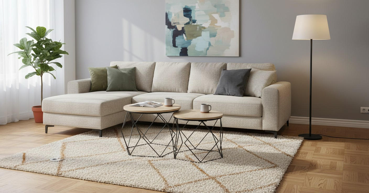 SADA KONFERENČNÍCH STOLKŮ, černá, barvy dubu, kov, kompozitní dřevo, 50-40/50-40/40-36 cm - černá/barvy dubu, Design, kov/kompozitní dřevo (50-40/50-40/40-36cm) - MID.YOU