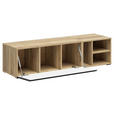 REGALELEMENT Graphitfarben, Eichefarben  135/33/40 cm  - Eichefarben/Graphitfarben, MODERN, Holzwerkstoff (135/33/40cm) - Carryhome