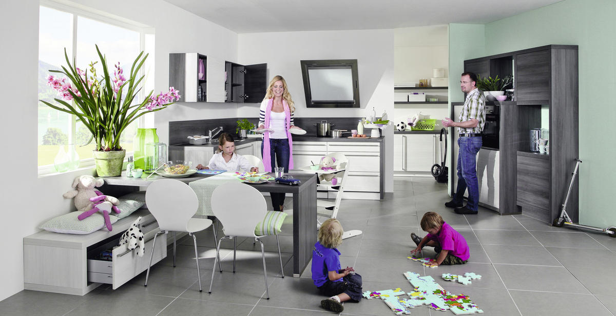 KUCHYNĚ NA MÍRU DK102 - Design, kompozitní dřevo - Dieter Knoll