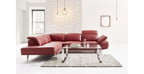 COUCHTISCH Klarglas 110/70/40 cm rechteckig Klar, Chromfarben - Klar/Chromfarben, Design, Glas/Metall (110/70/40cm) - Novel