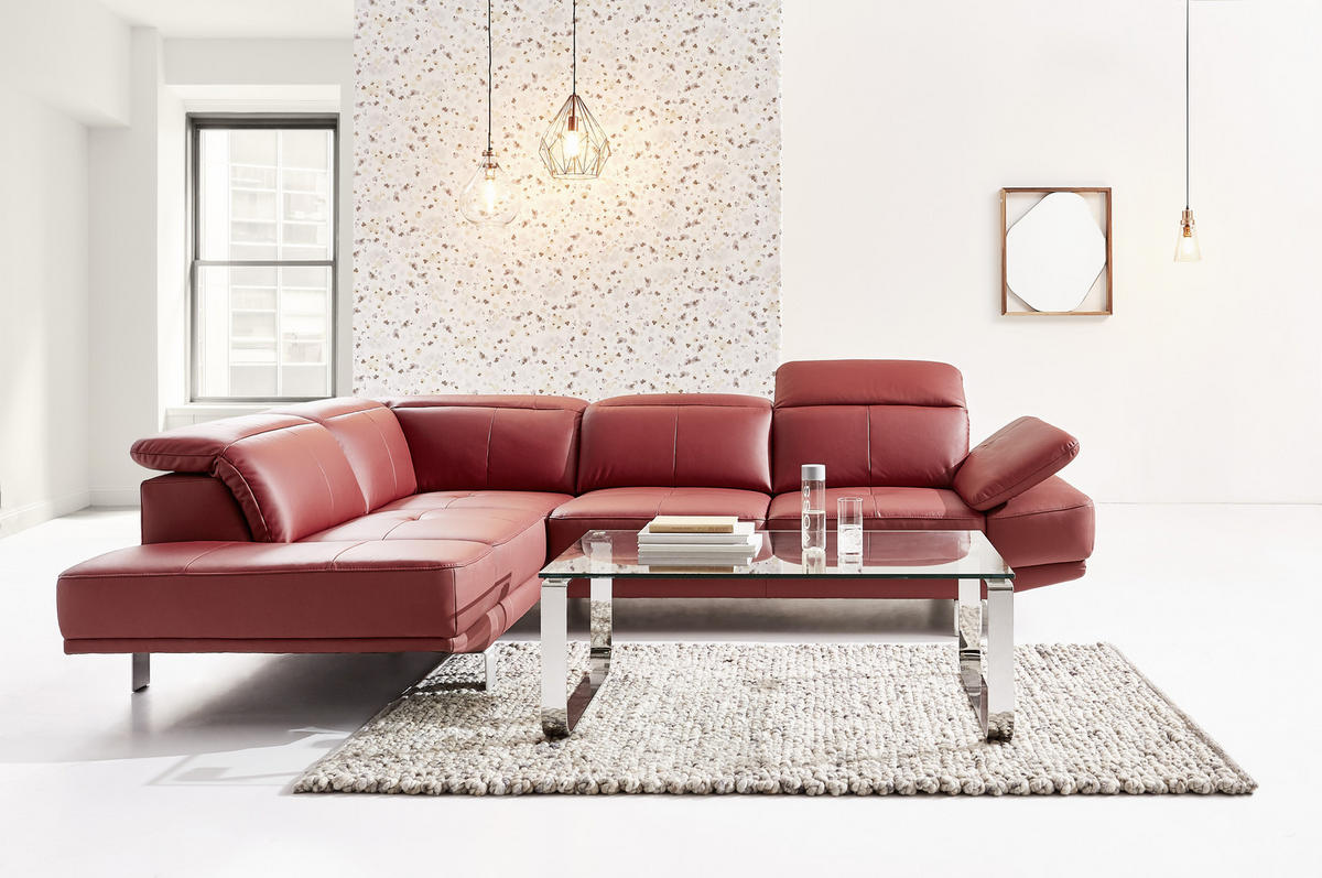 COUCHTISCH Klarglas 110/70/40 cm rechteckig Klar, Chromfarben  - Klar/Chromfarben, Design, Glas/Metall (110/70/40cm) - Novel