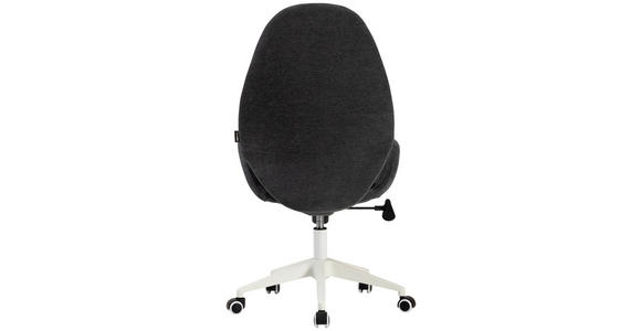 DREHSTUHL in Webstoff Anthrazit - Anthrazit/Weiß, MODERN, Kunststoff/Textil (56/105-115/57cm) - Carryhome