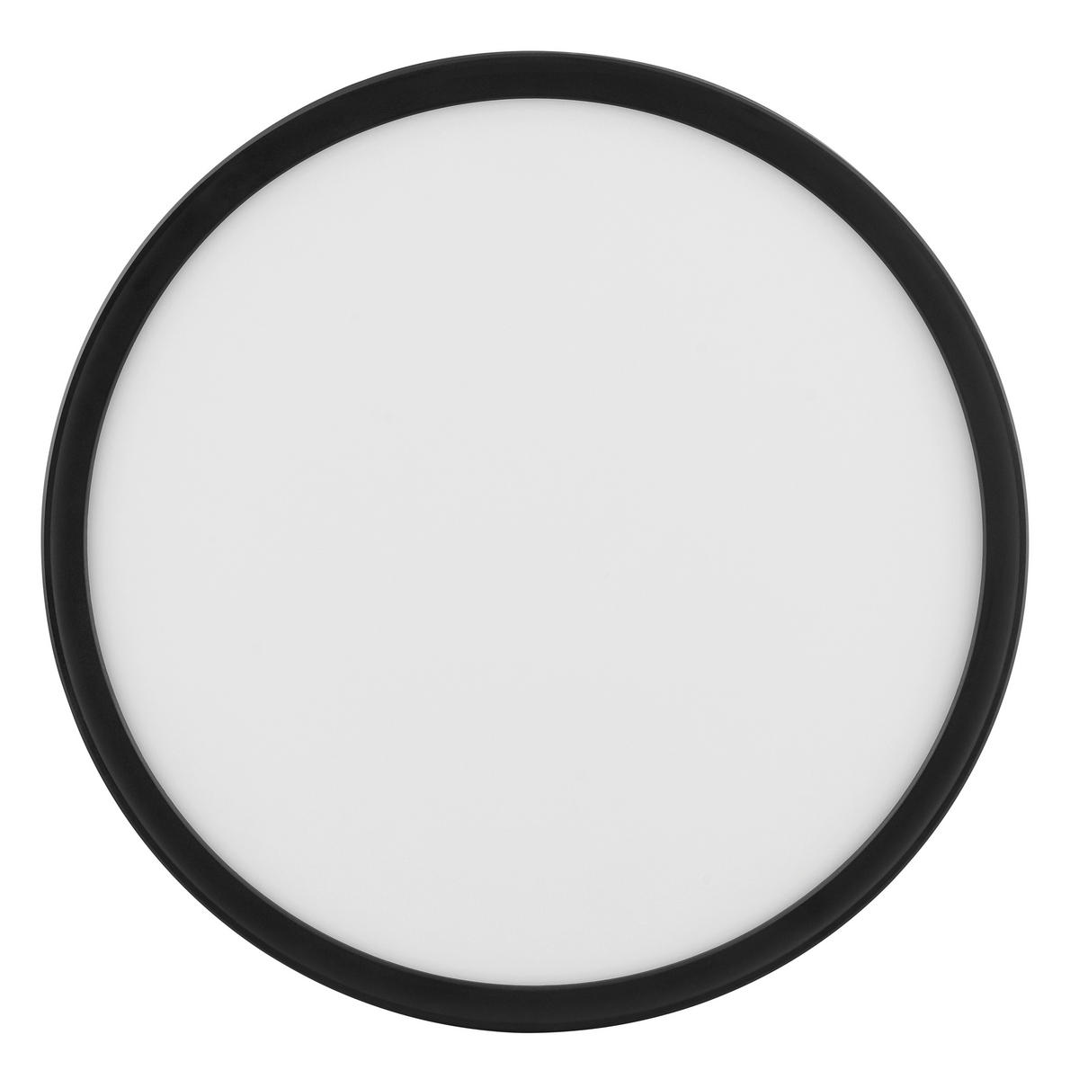 LED SVJETILJKA STROPNA  - bijela/crna, Basics, plastika (29,3/2,9/29,3cm)