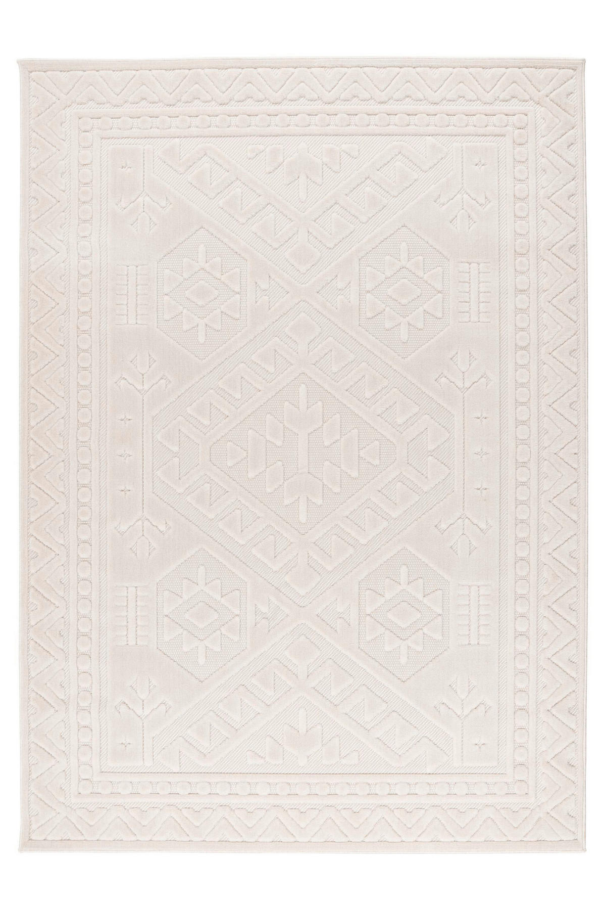 FLACHWEBETEPPICH 120/170 cm Elfenbein rechteckig  - Elfenbein, Basics, Textil (120/170cm) - Kayoom