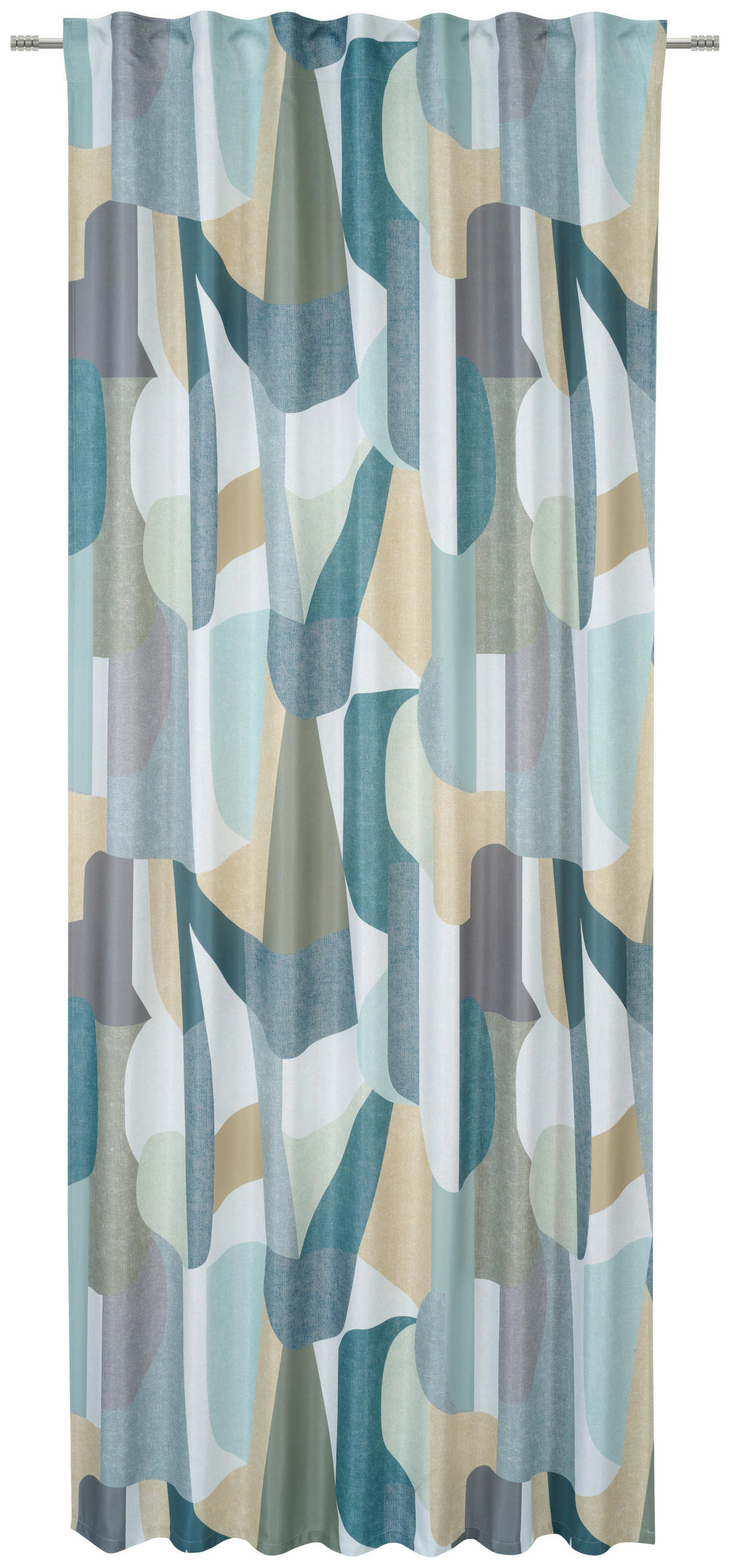 FERTIGVORHANG blickdicht  - Grün, Basics, Textil (140/245cm) - Esposa