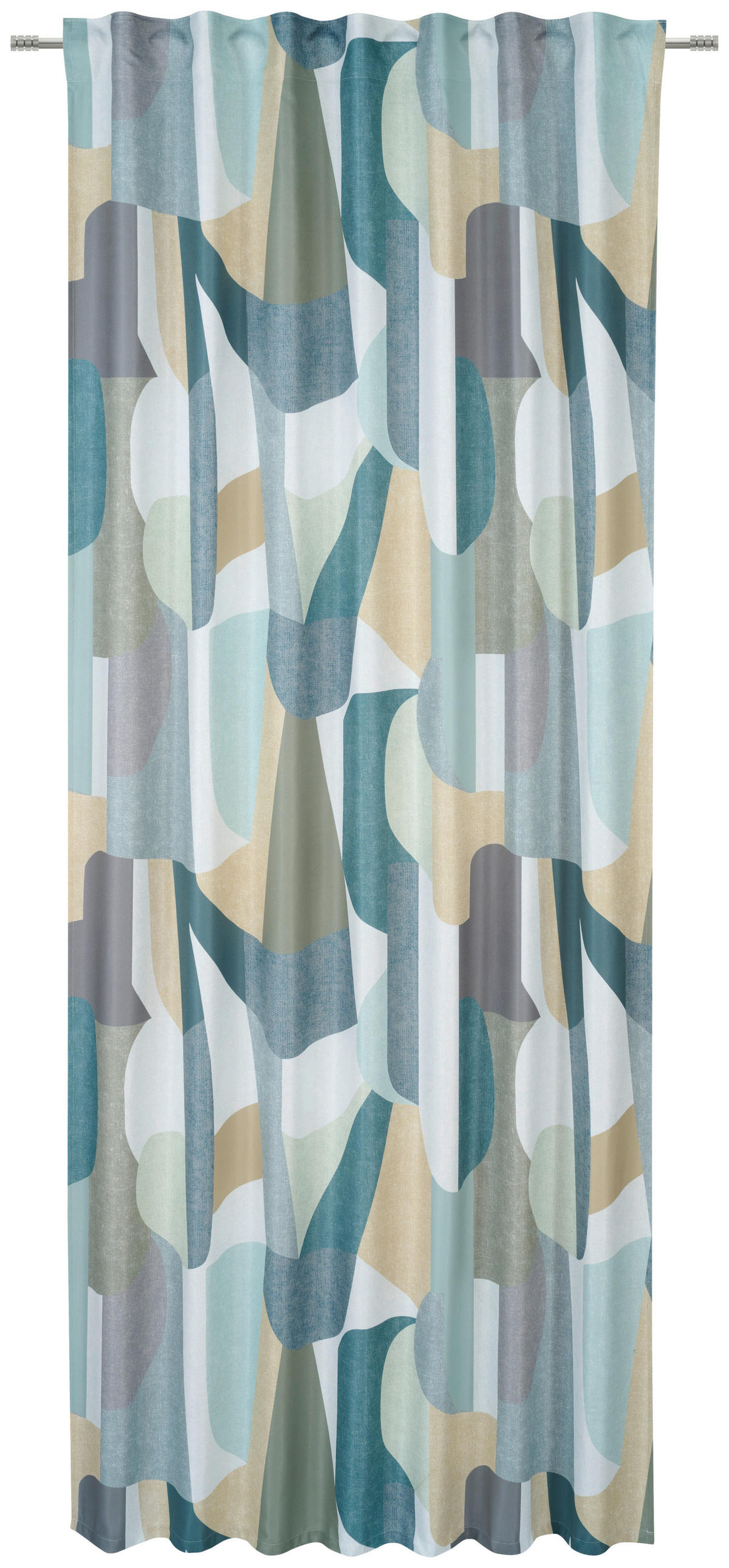 FERTIGVORHANG blickdicht  - Grün, Basics, Textil (140/245cm) - Esposa