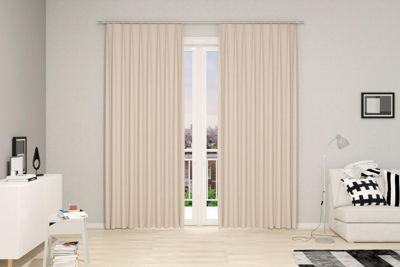 VERDUNKELUNGSVORHANG Verdunkelung  - Weiss, Basics, Textil (140/260cm)