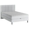BOXBETT 120/200 cm  in Hellgrau  - Hellgrau/Schwarz, Design, Holz/Holzwerkstoff (120/200cm) - Stylife