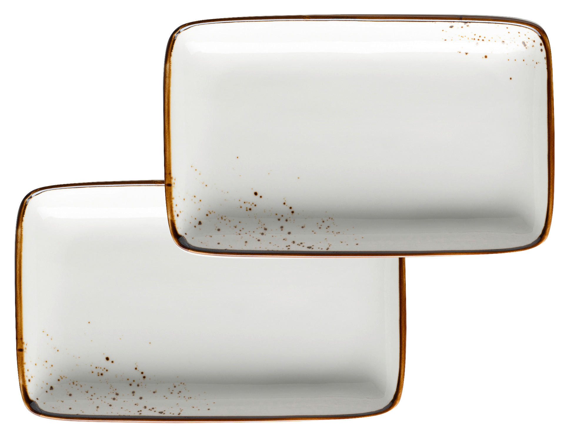 SERVIERPLATTEN-SET Pintar  - Beige/Braun, Trend, Keramik (21/3/13cm) - Mäser