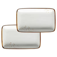 SERVIERPLATTEN-SET Pintar  - Beige/Braun, Trend, Keramik (21/3/13cm) - Mäser