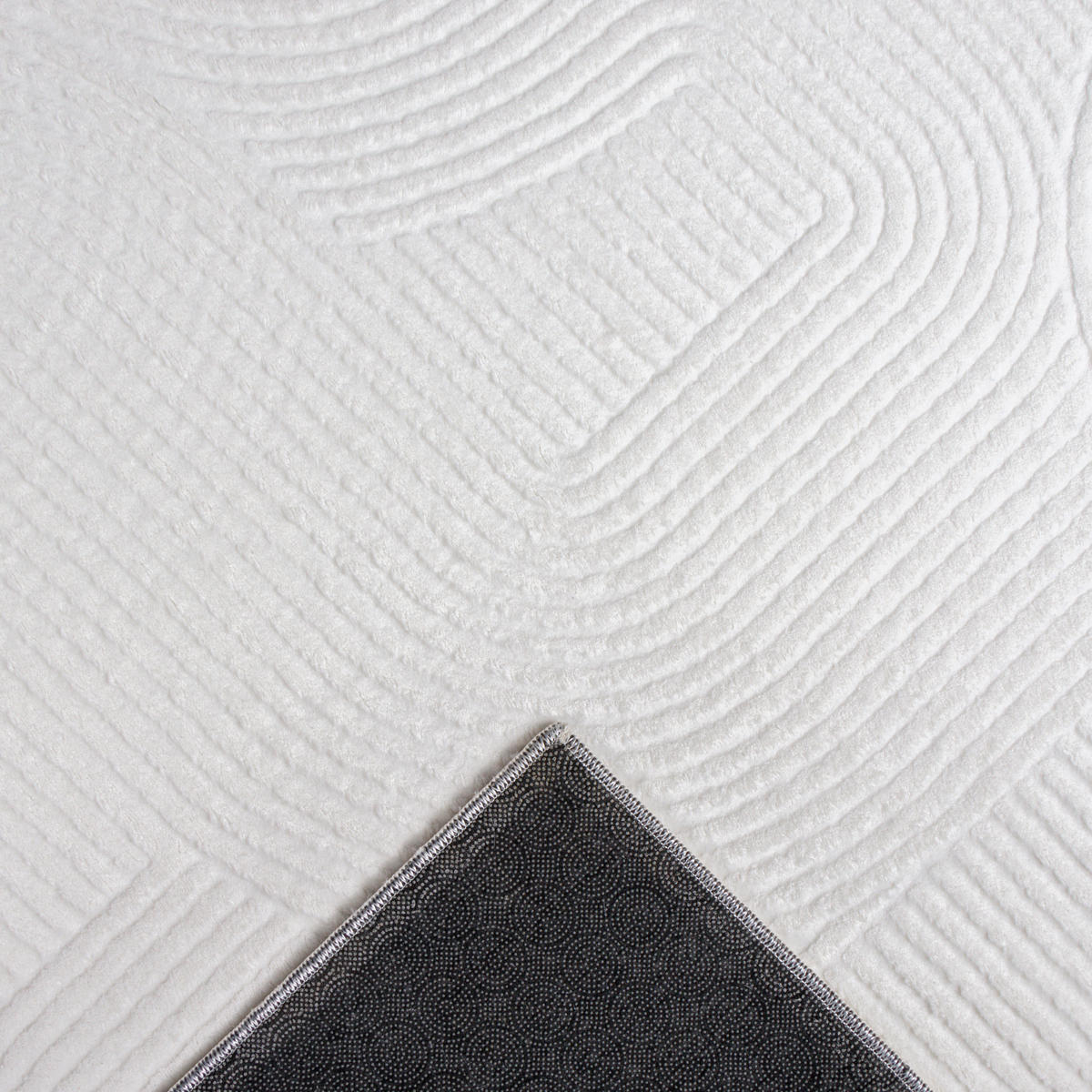 LÄUFER 80/300 cm Stilo Weiß  - Weiß, KONVENTIONELL, Textil (80/300cm) - Novel