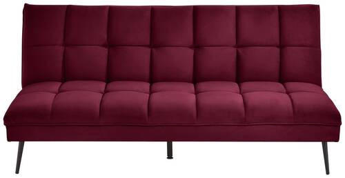 MID.YOU ROZKLADACIA POHOVKA, textil, bordová