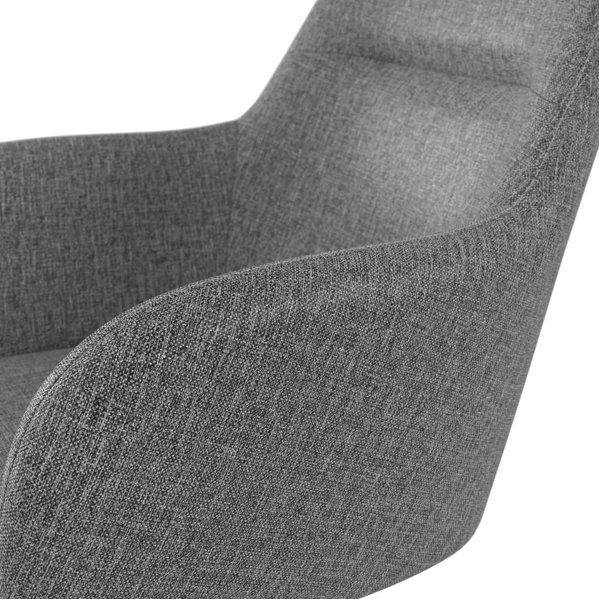 GARTENSTUHL Metall, Textil Grau  - Anthrazit/Grau, Modern, Textil/Metall (62/87/62cm) - Ambia Garden