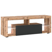 LOWBOARD EVEREST 140/50,5/35 cm  stehend  - Alteiche/Anthrazit, Design, Glas/Holzwerkstoff (140/50,5/35cm) - Livetastic