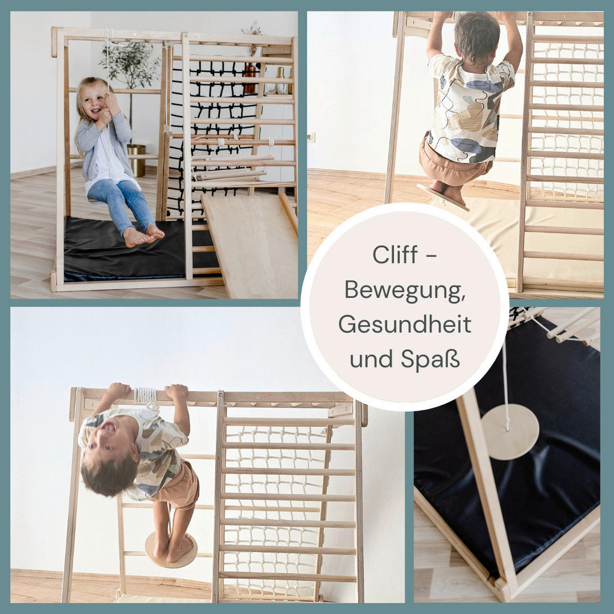KLETTERGERÜST ZUBEHÖR  - Birkefarben, Basics, Holz (25cm) - CLIFF