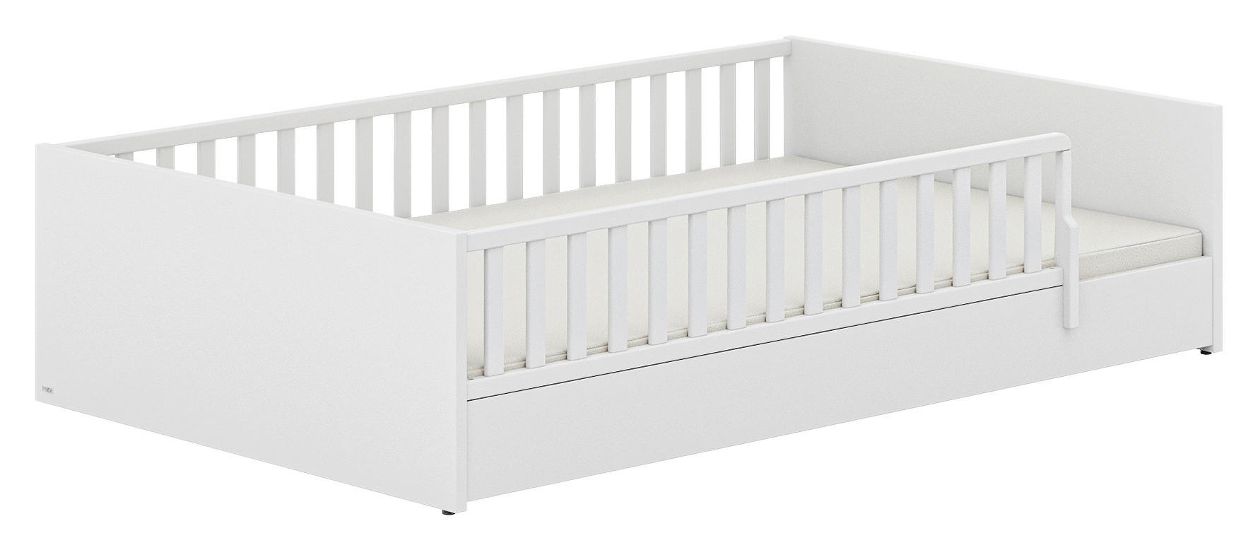 PADLÓÁGY Little Flo  - fehér, Konventionell, faalapú anyag (120/200cm) - Paidi
