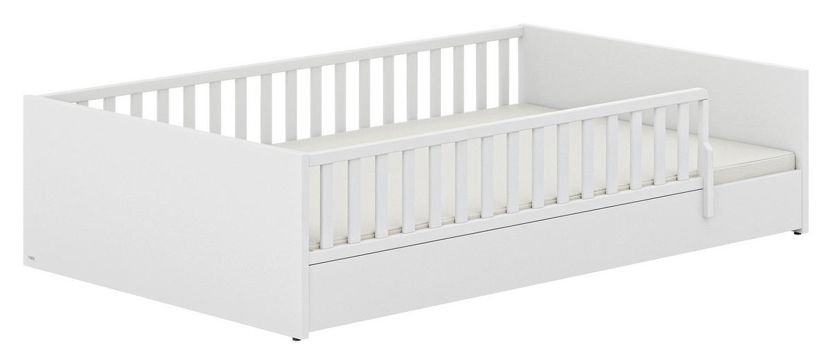 PADLÓÁGY Little Flo  - fehér, Konventionell, faalapú anyag (120/200cm) - Paidi