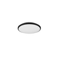 LED SVJETILJKA STROPNA  - crna, Basics, plastika (34,7/6,5cm)