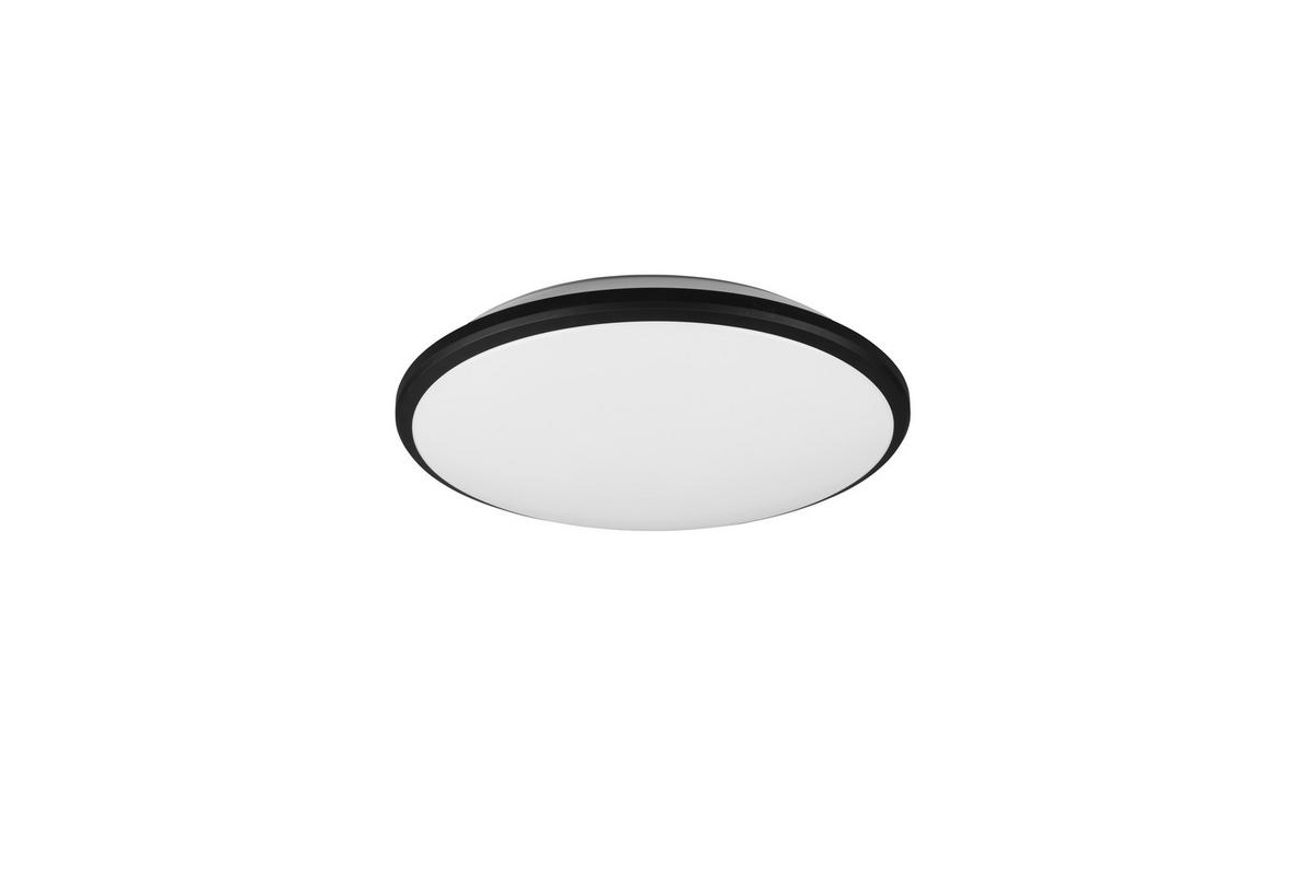 LED SVJETILJKA STROPNA  - crna, Basics, plastika (34,7/6,5cm)