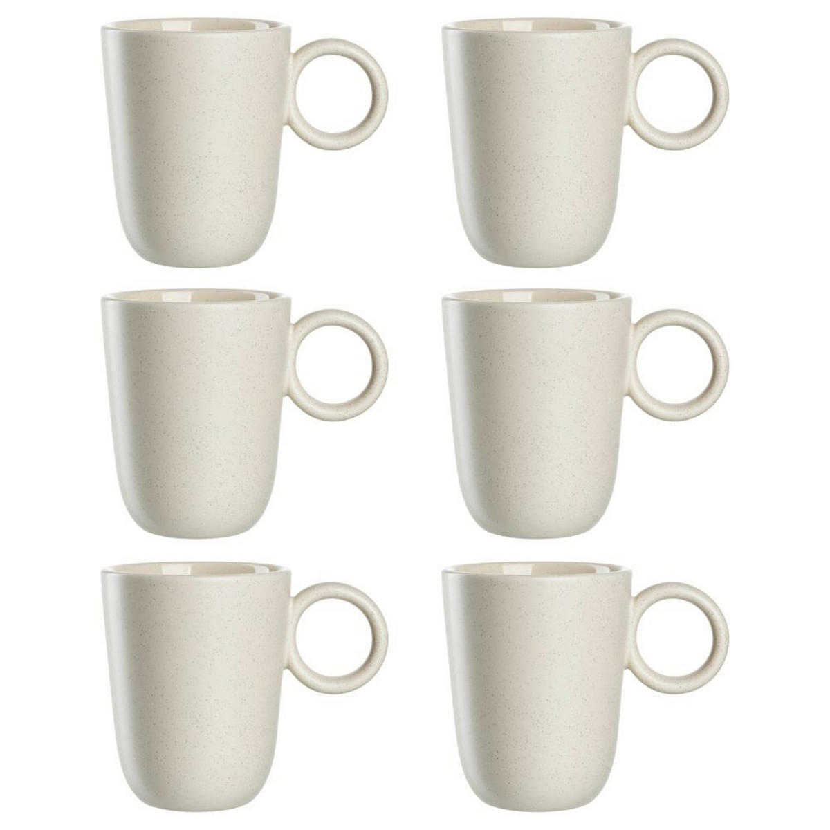 TASSE ROMA   400,00 ml  - Creme, KONVENTIONELL, Keramik (13,30/11,00/8,80cm) - Leonardo