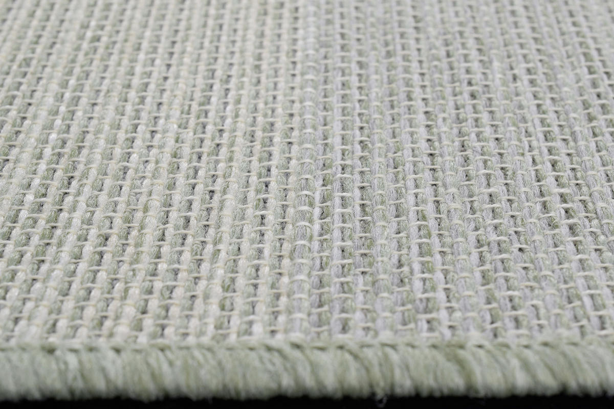 FLACHWEBETEPPICH 200/290 cm Amalfi Creme, Grün, Hellgrün  - Creme/Hellgrün, Trend, Textil (200/290cm)